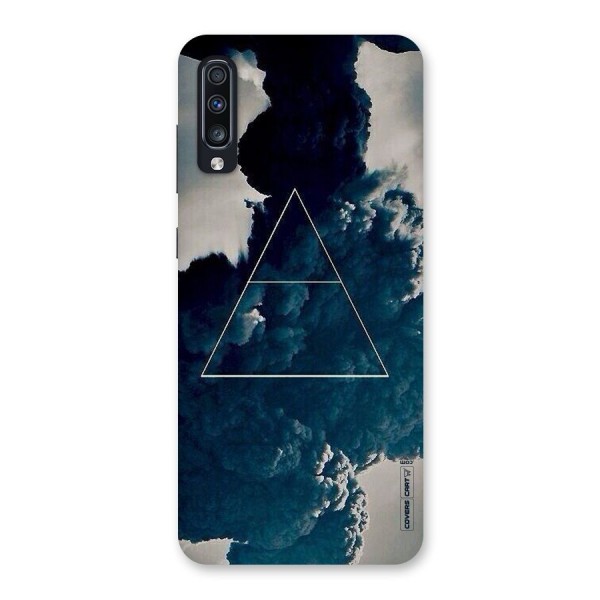 Blue Hue Smoke Back Case for Galaxy A70s