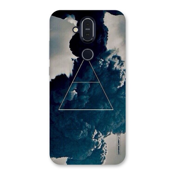 Blue Hue Smoke Back Case for Nokia 8.1