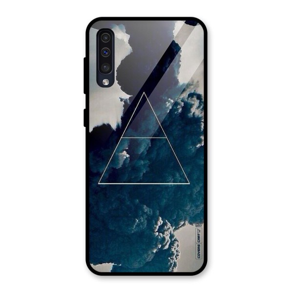 Blue Hue Smoke Glass Back Case for Galaxy A50s