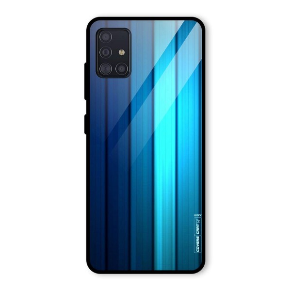 Blue Hues Glass Back Case for Galaxy A51