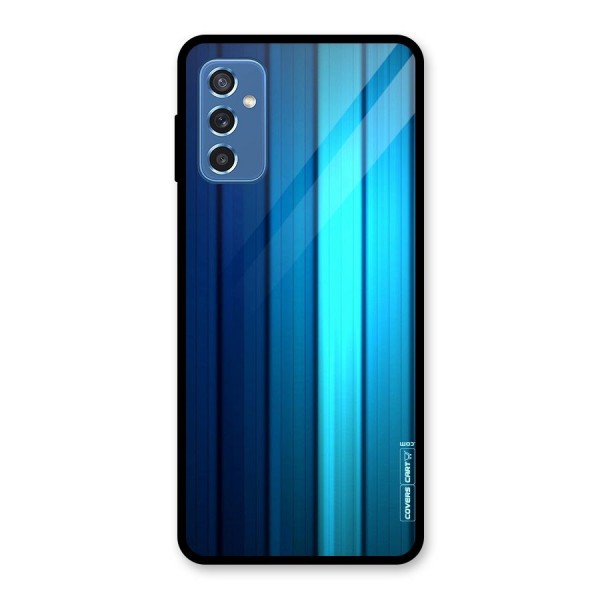 Blue Hues Glass Back Case for Galaxy M52 5G