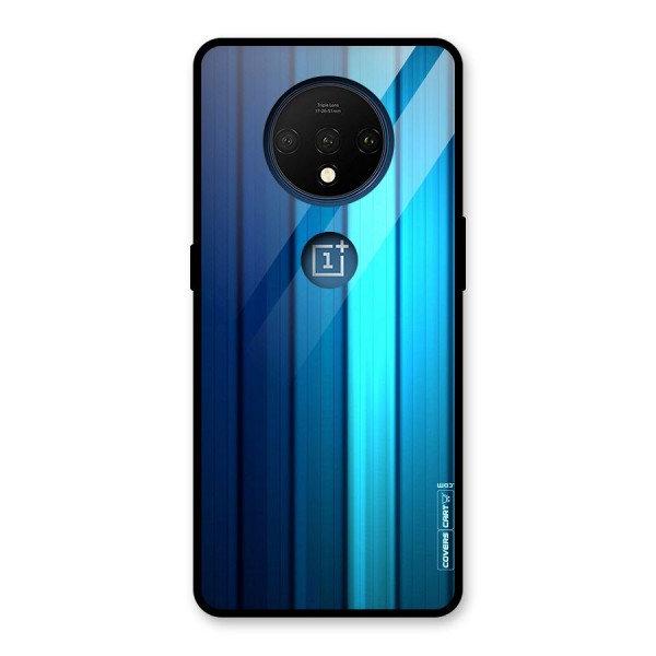 Blue Hues Glass Back Case for OnePlus 7T