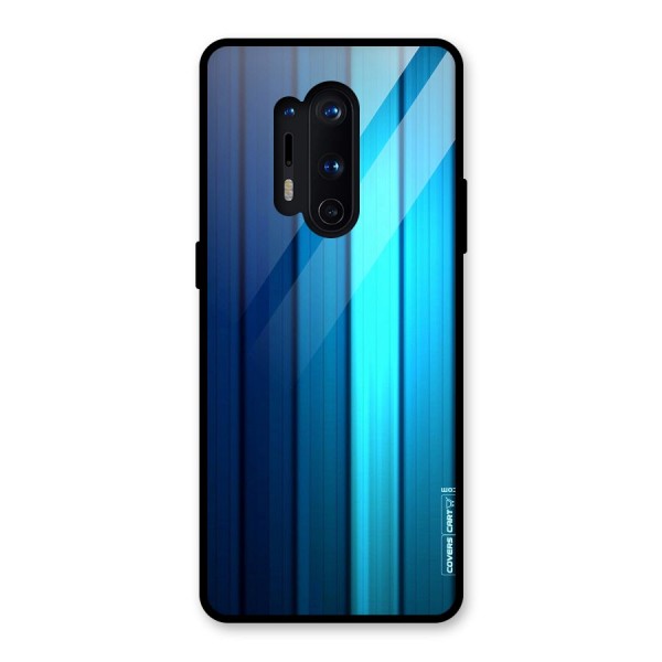 Blue Hues Glass Back Case for OnePlus 8 Pro