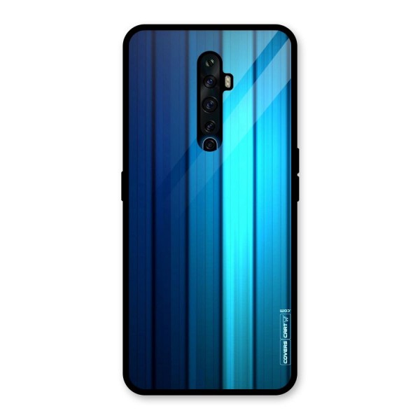 Blue Hues Glass Back Case for Oppo Reno2 Z