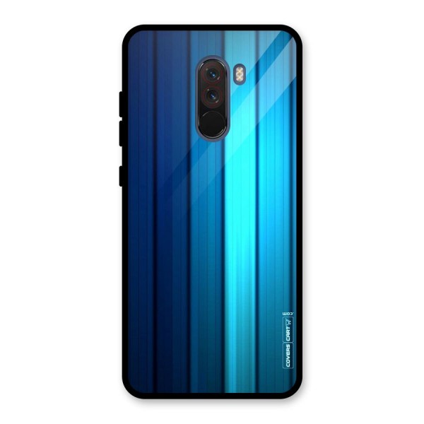 Blue Hues Glass Back Case for Poco F1