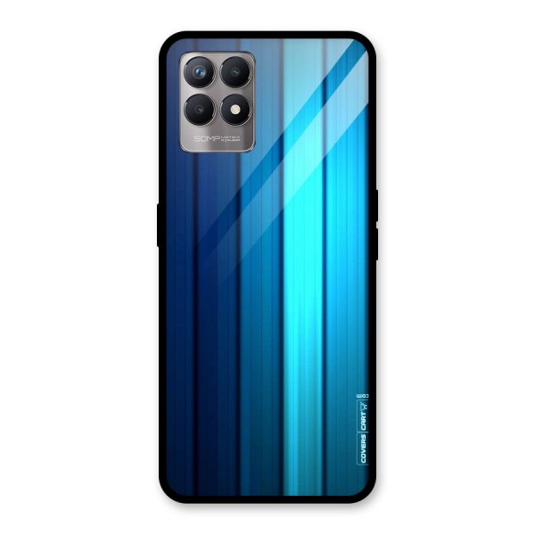 Blue Hues Glass Back Case for Realme 8i