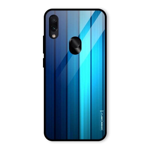 Blue Hues Glass Back Case for Redmi Note 7