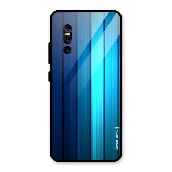 Blue Hues Glass Back Case for Vivo V15 Pro