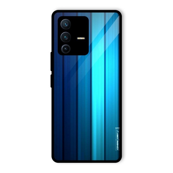 Blue Hues Glass Back Case for Vivo V23 Pro