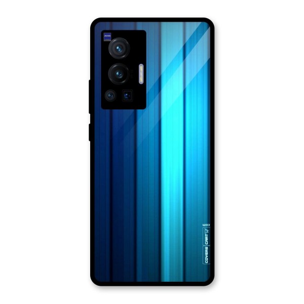 Blue Hues Glass Back Case for Vivo X70 Pro