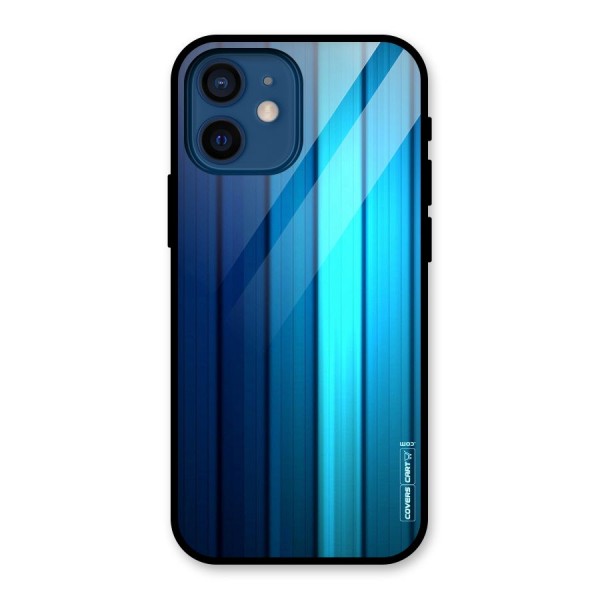 Blue Hues Glass Back Case for iPhone 12 Mini