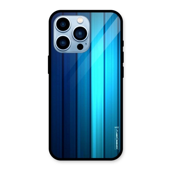 Blue Hues Glass Back Case for iPhone 13 Pro