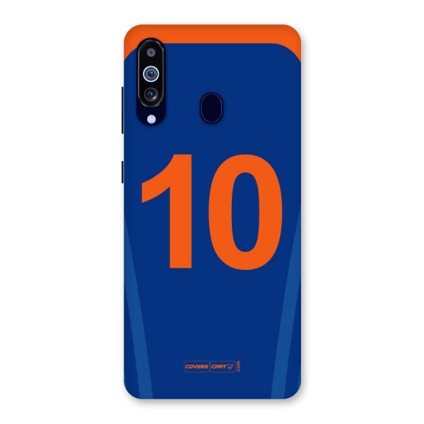 Blue Jersey Back Case for Galaxy A60