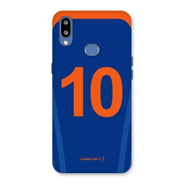 Blue Jersey Back Case for Galaxy M01s