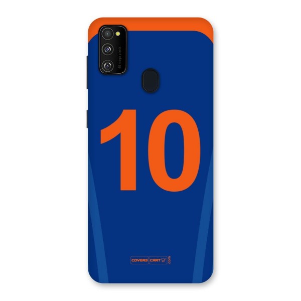 Blue Jersey Back Case for Galaxy M21