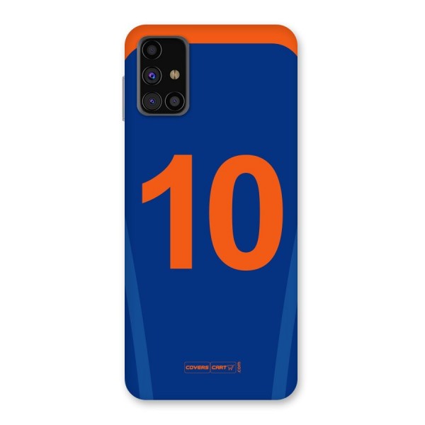 Blue Jersey Back Case for Galaxy M31s