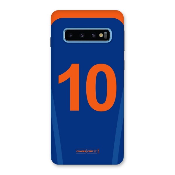 Blue Jersey Back Case for Galaxy S10