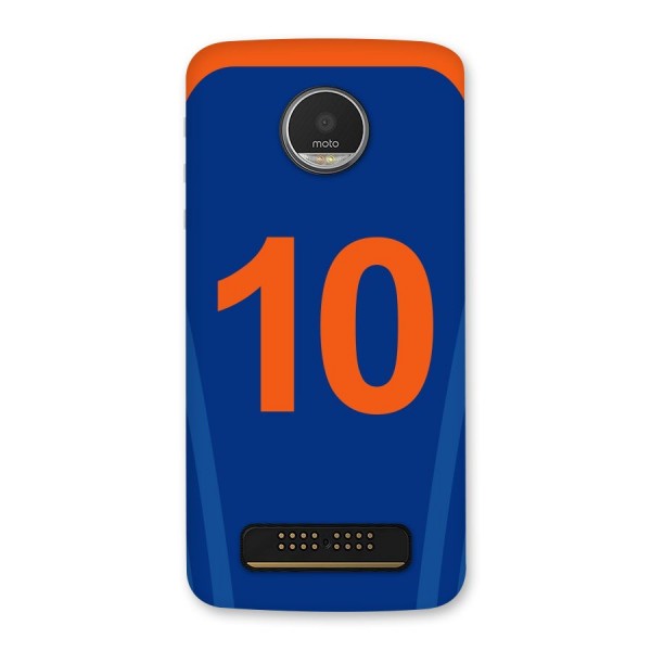 Blue Jersey Back Case for Moto Z Play