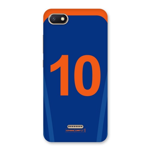 Blue Jersey Back Case for Redmi 6A