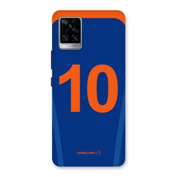 Blue Jersey Back Case for Vivo V20 Pro