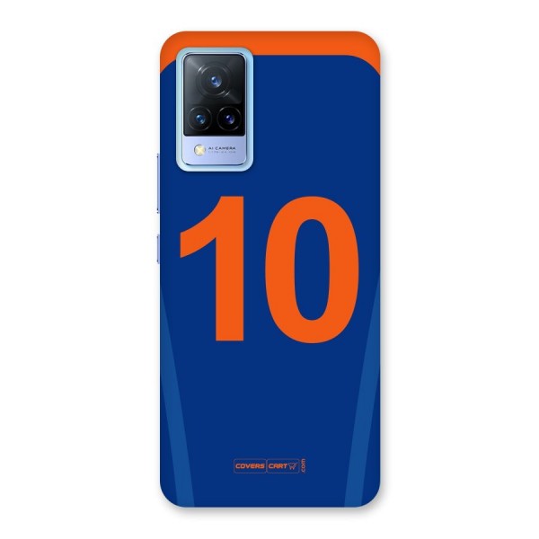 Blue Jersey Back Case for Vivo V21 5G