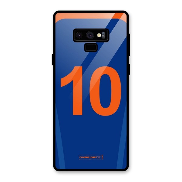 Blue Jersey Glass Back Case for Galaxy Note 9