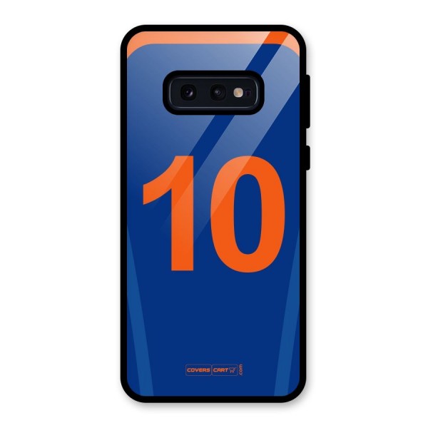 Blue Jersey Glass Back Case for Galaxy S10e