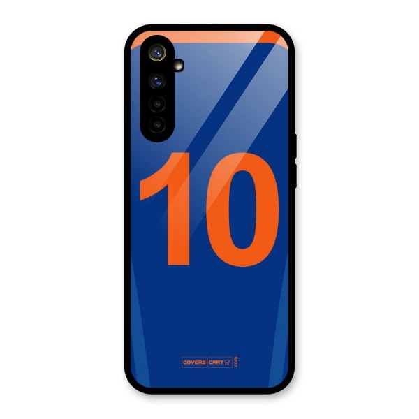 Blue Jersey Glass Back Case for Realme 6