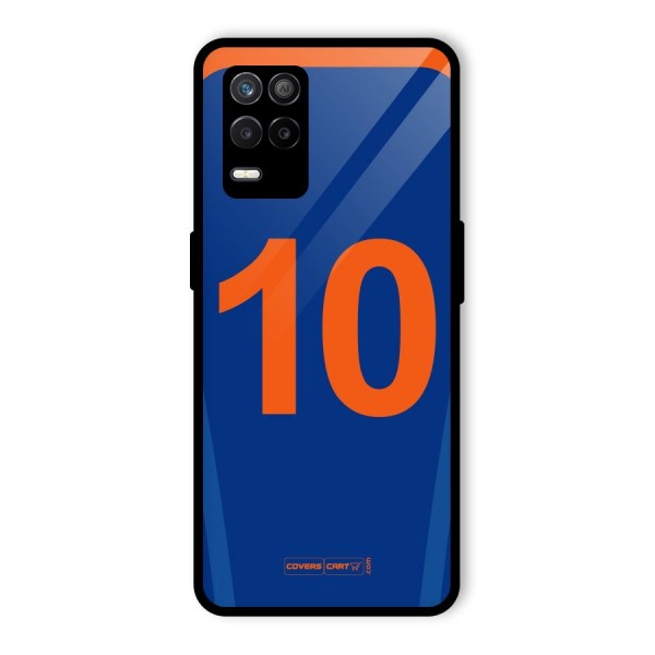 Blue Jersey Glass Back Case for Realme 9 5G