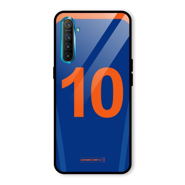 Blue Jersey Glass Back Case for Realme XT