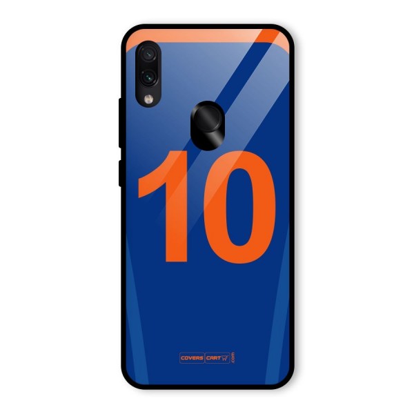 Blue Jersey Glass Back Case for Redmi Note 7