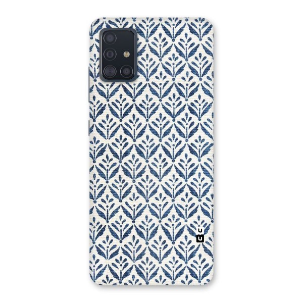 Blue Leaf Back Case for Galaxy A51