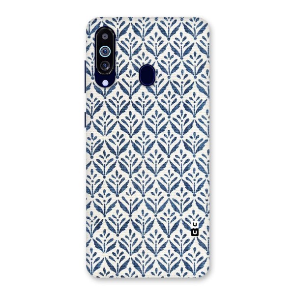 Blue Leaf Back Case for Galaxy A60