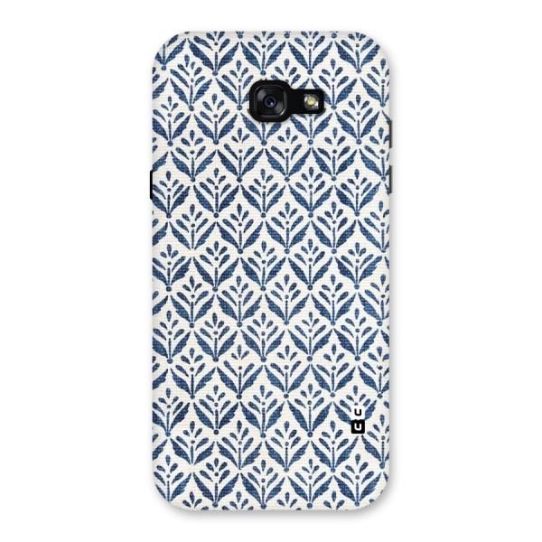 Blue Leaf Back Case for Galaxy A7 (2017)