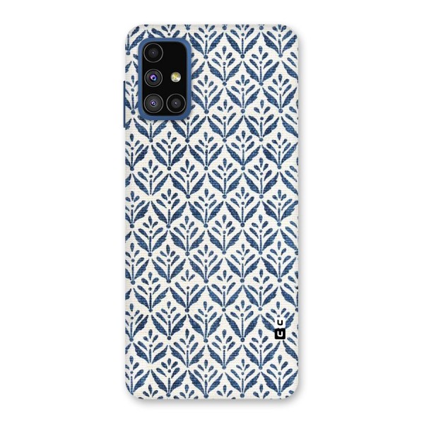 Blue Leaf Back Case for Galaxy M51