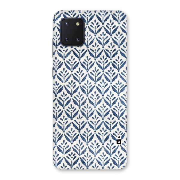 Blue Leaf Back Case for Galaxy Note 10 Lite