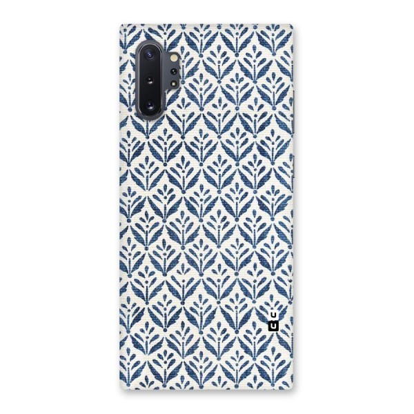 Blue Leaf Back Case for Galaxy Note 10 Plus