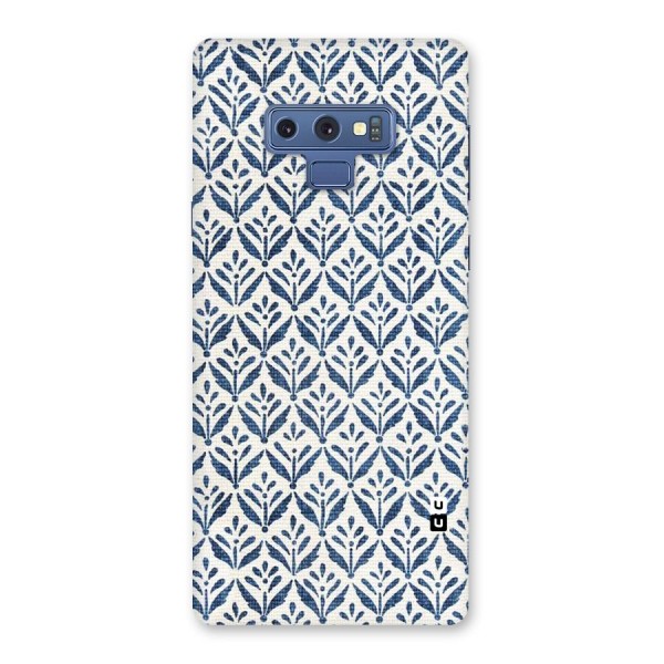 Blue Leaf Back Case for Galaxy Note 9