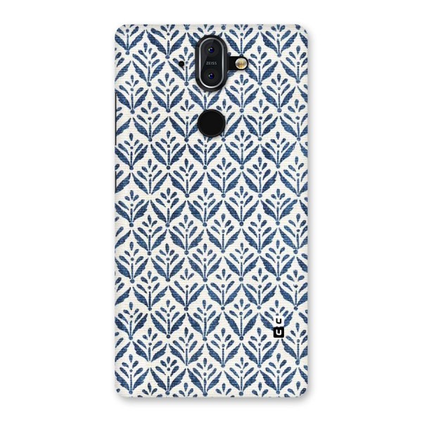 Blue Leaf Back Case for Nokia 8 Sirocco