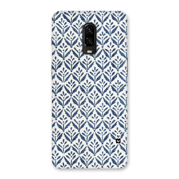 Blue Leaf Back Case for OnePlus 6T