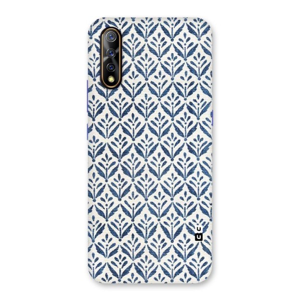 Blue Leaf Back Case for Vivo S1