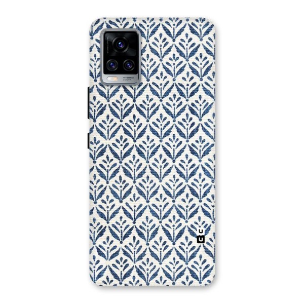 Blue Leaf Back Case for Vivo V20 Pro