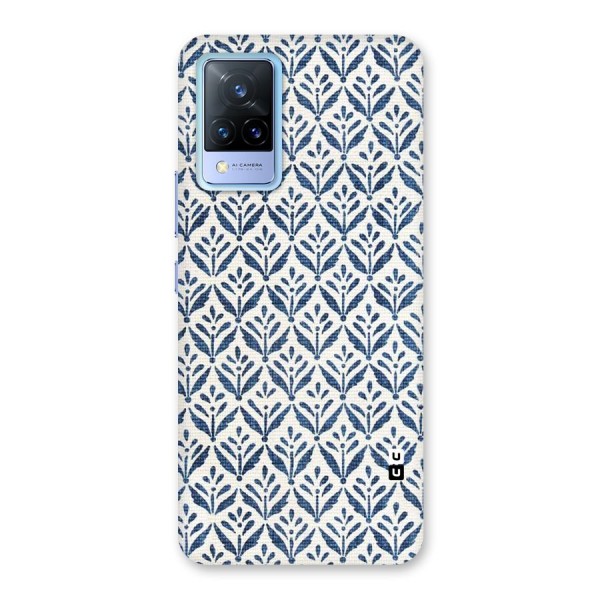 Blue Leaf Back Case for Vivo V21 5G