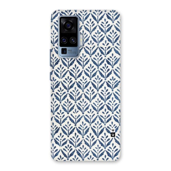 Blue Leaf Back Case for Vivo X50 Pro