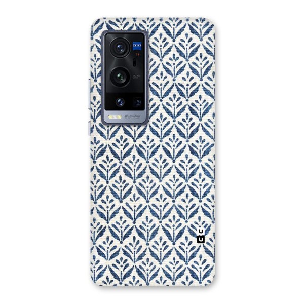 Blue Leaf Back Case for Vivo X60 Pro Plus