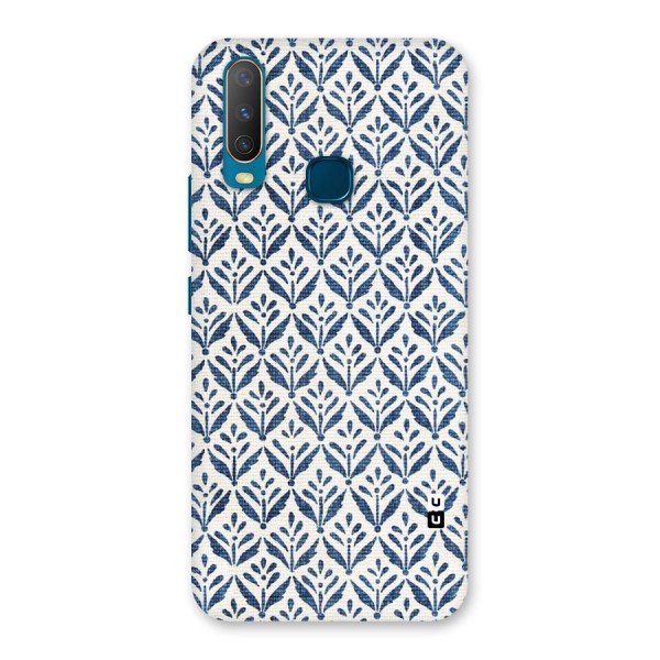 Blue Leaf Back Case for Vivo Y12