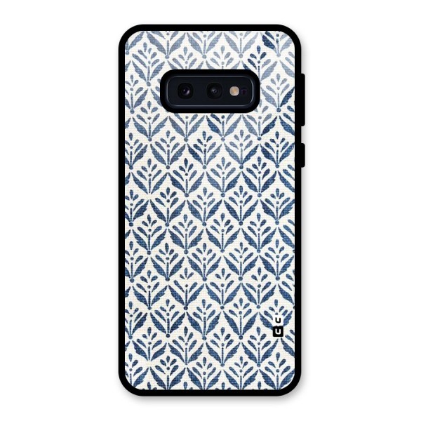 Blue Leaf Glass Back Case for Galaxy S10e