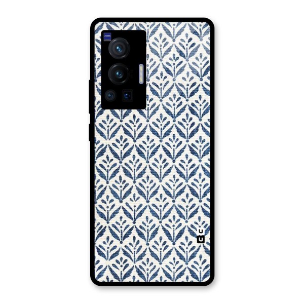 Blue Leaf Glass Back Case for Vivo X70 Pro