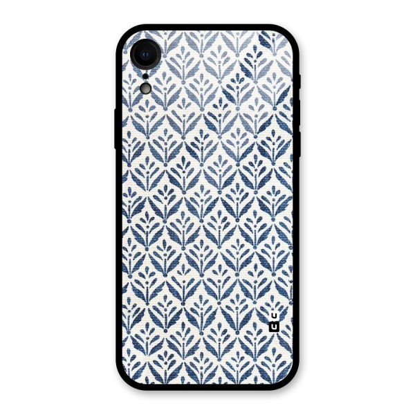 Blue Leaf Glass Back Case for XR