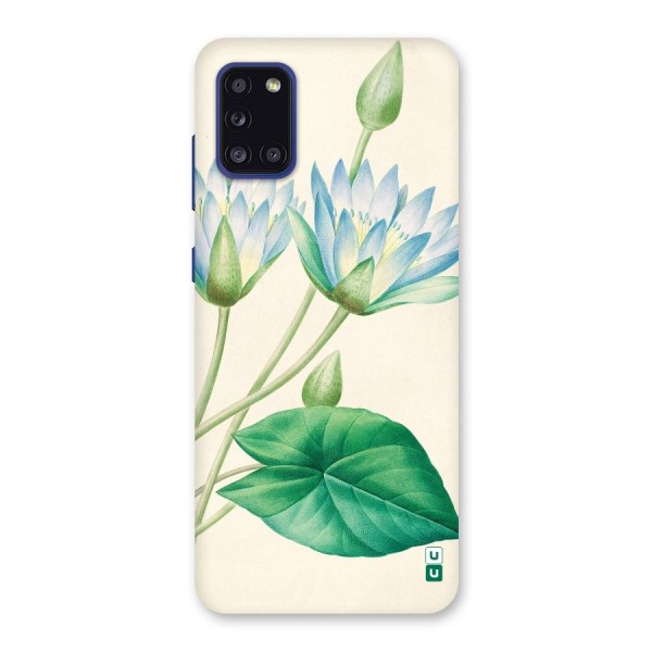 Blue Lotus Back Case for Galaxy A31